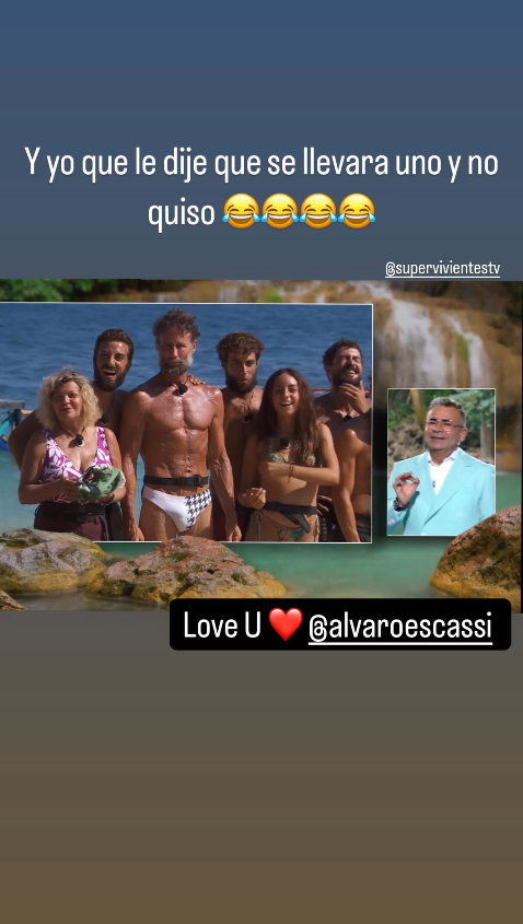 La reacción de Sheila a las imágenes de Escassi en bañador