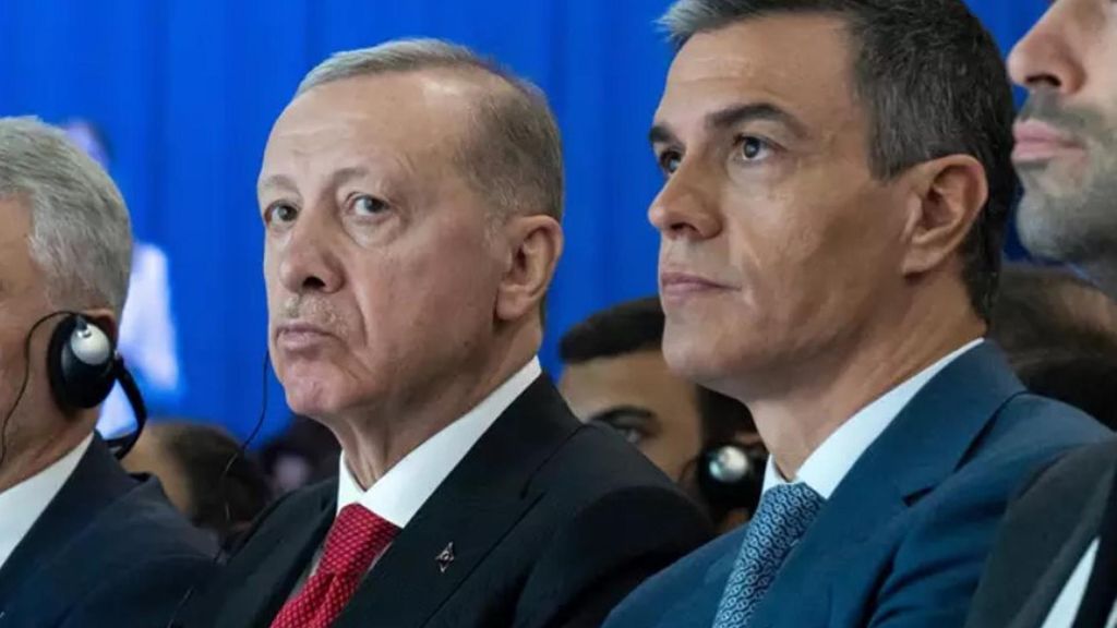 Pedro Sánchez y el presidente de Turquía, Recep Tayyip Erdogan
