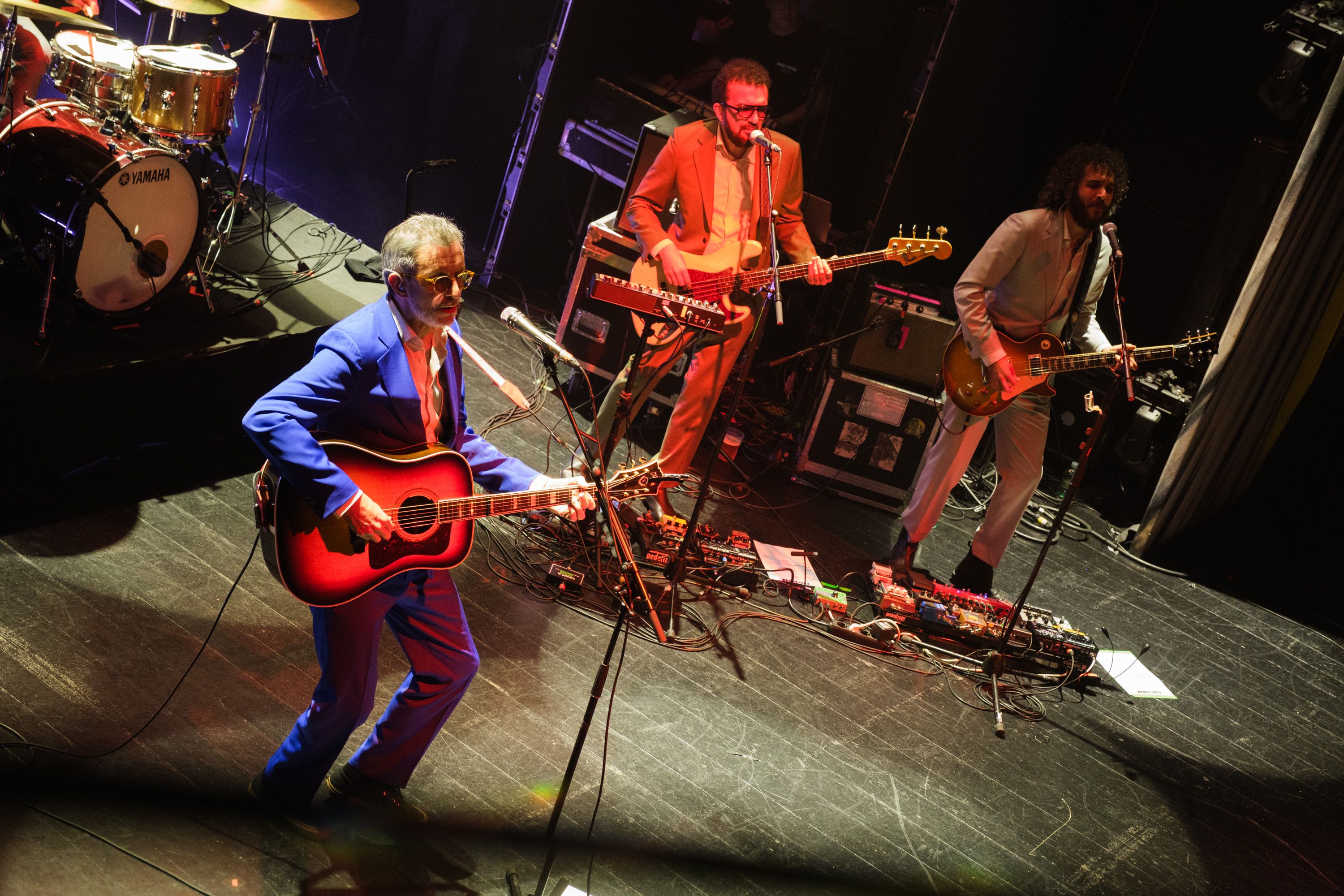 Xoel López actuando durante la presentación del Xacobeo 2025