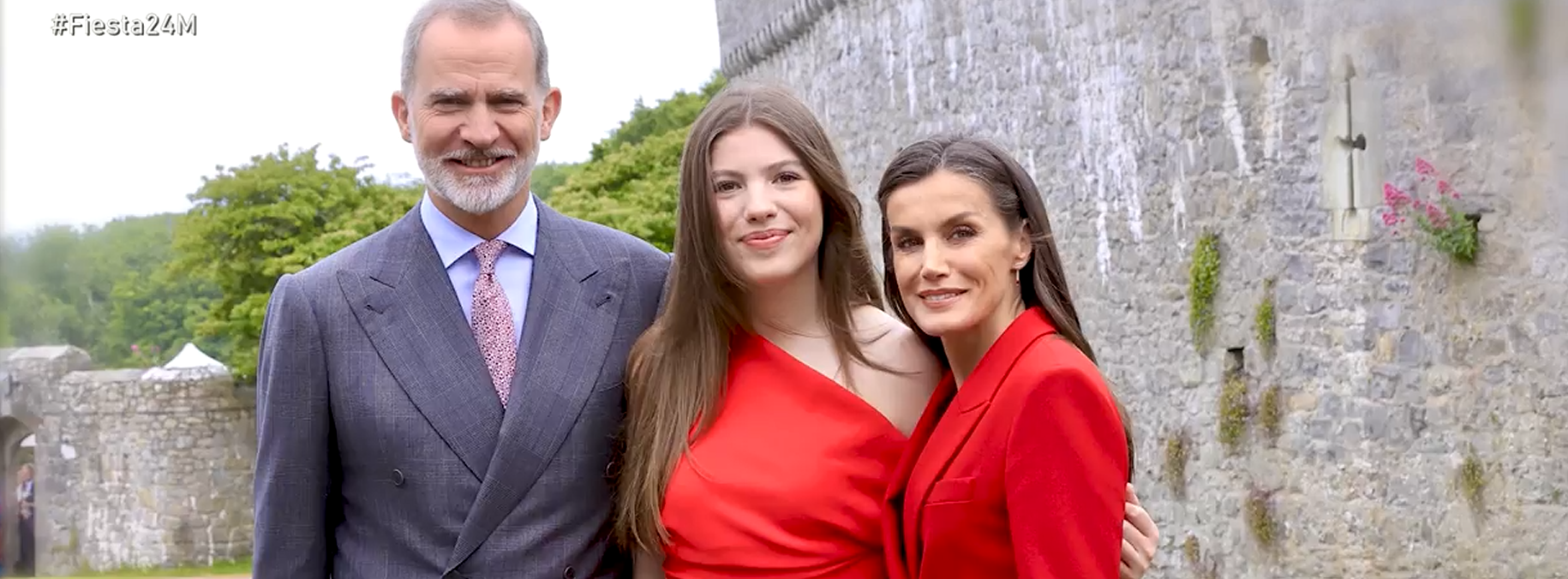 Felipe VI, Letizia y Sofía