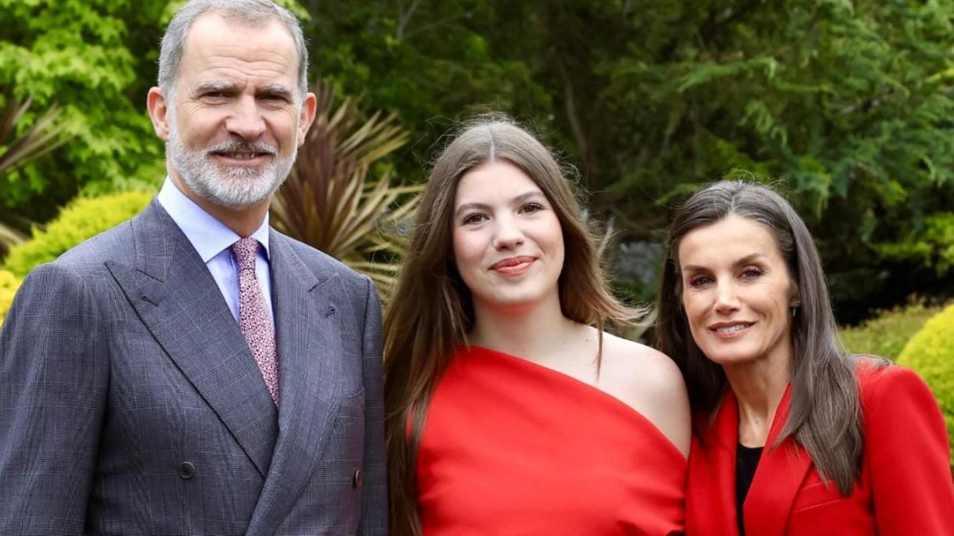 La infanta Sofía recibe su título de bachillerato