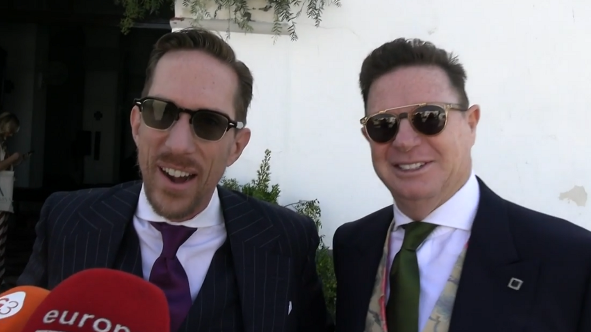 Las palabras de cariño de Jorge Cadaval y Ken Appledorn antes de la boda