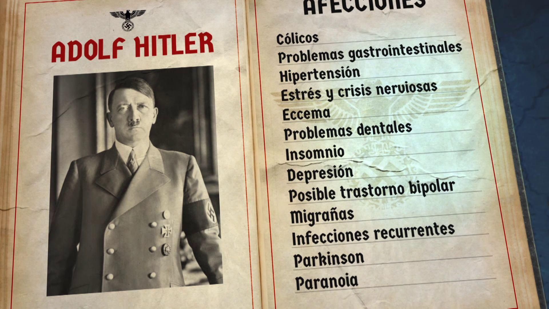 Las afecciones de Hitler