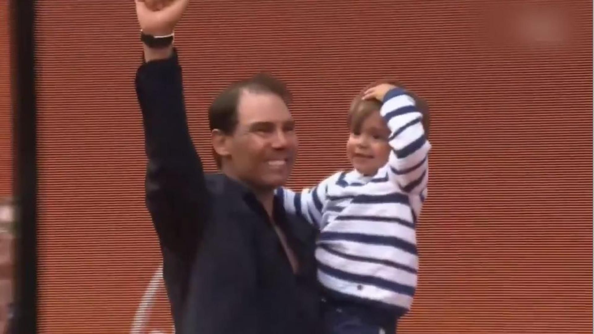 Rafa Nadal recibe un homenaje de leyenda en Roland Garros