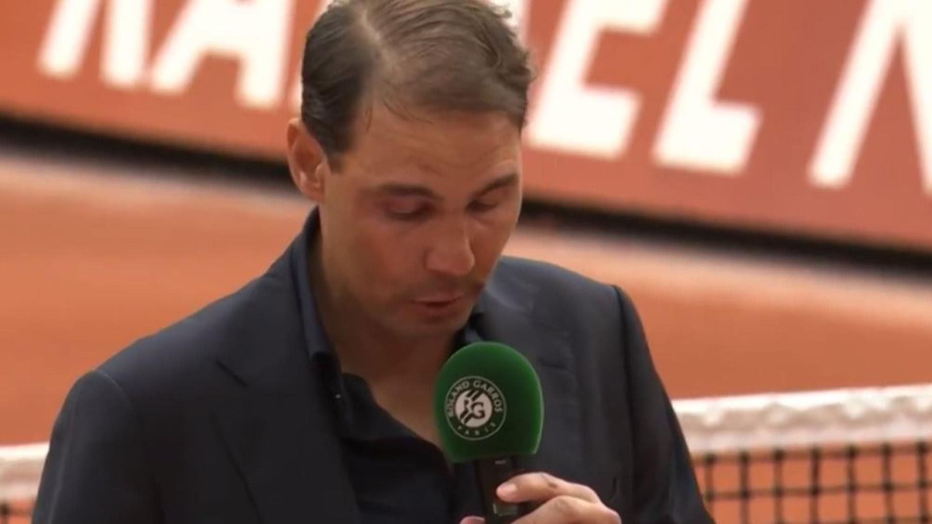 Rafa Nadal recibe un homenaje de leyenda en Roland Garros