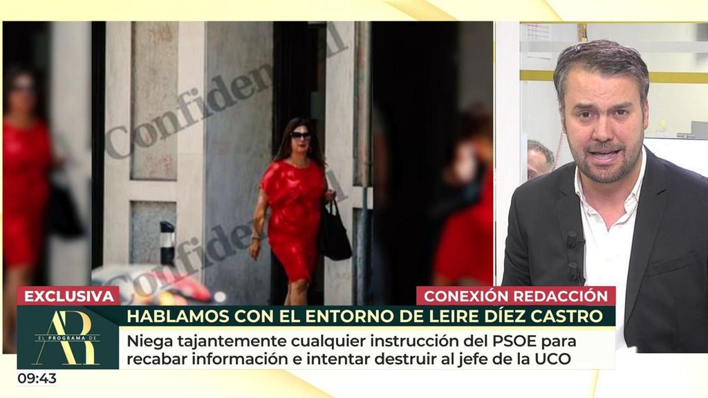 Exclusiva | El entorno de Leire Díez niega que recibiera instrucciones del PSOE para recabar información contra el jefe de la UCO