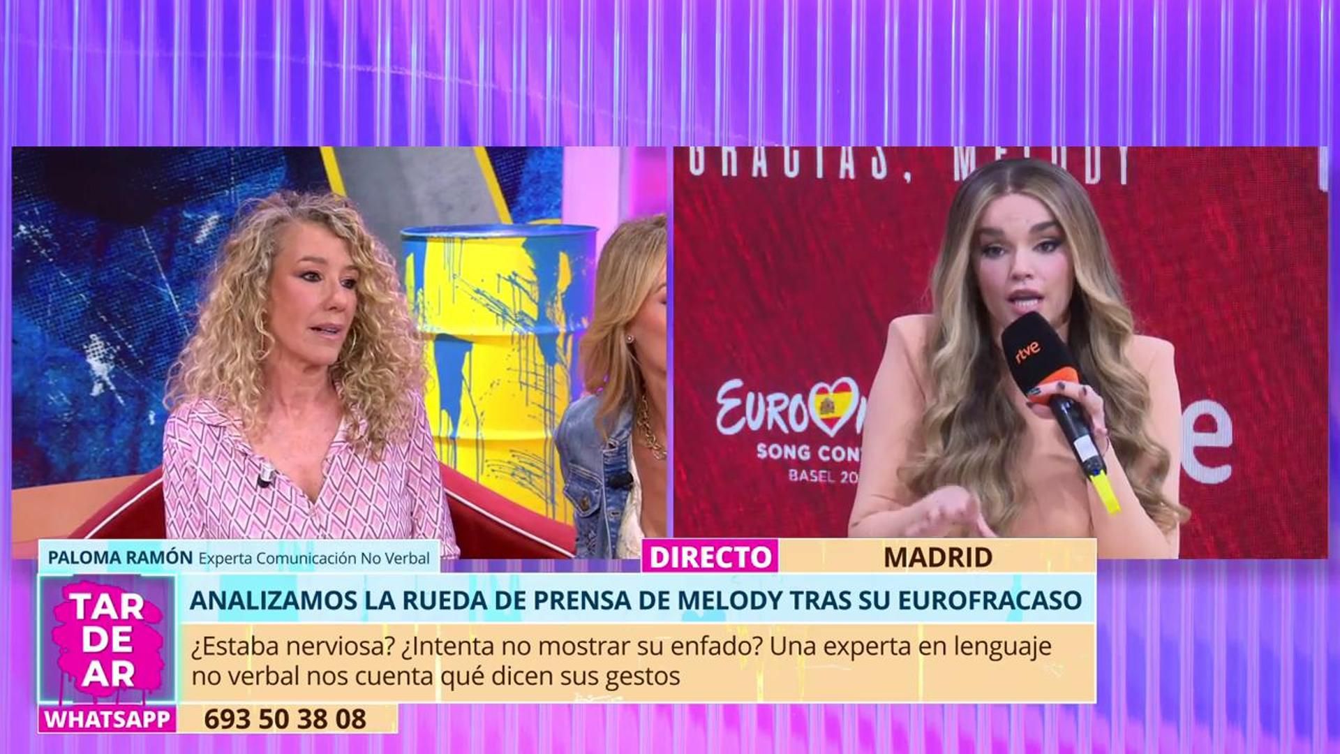 Paloma Ramón, experta en comunicación no verbal, analiza la rueda de prensa de Melody