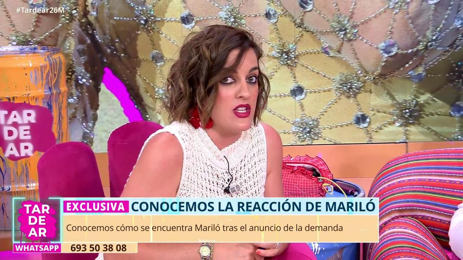 Leticia Requejo, en el plató de ‘Tardear’ 
