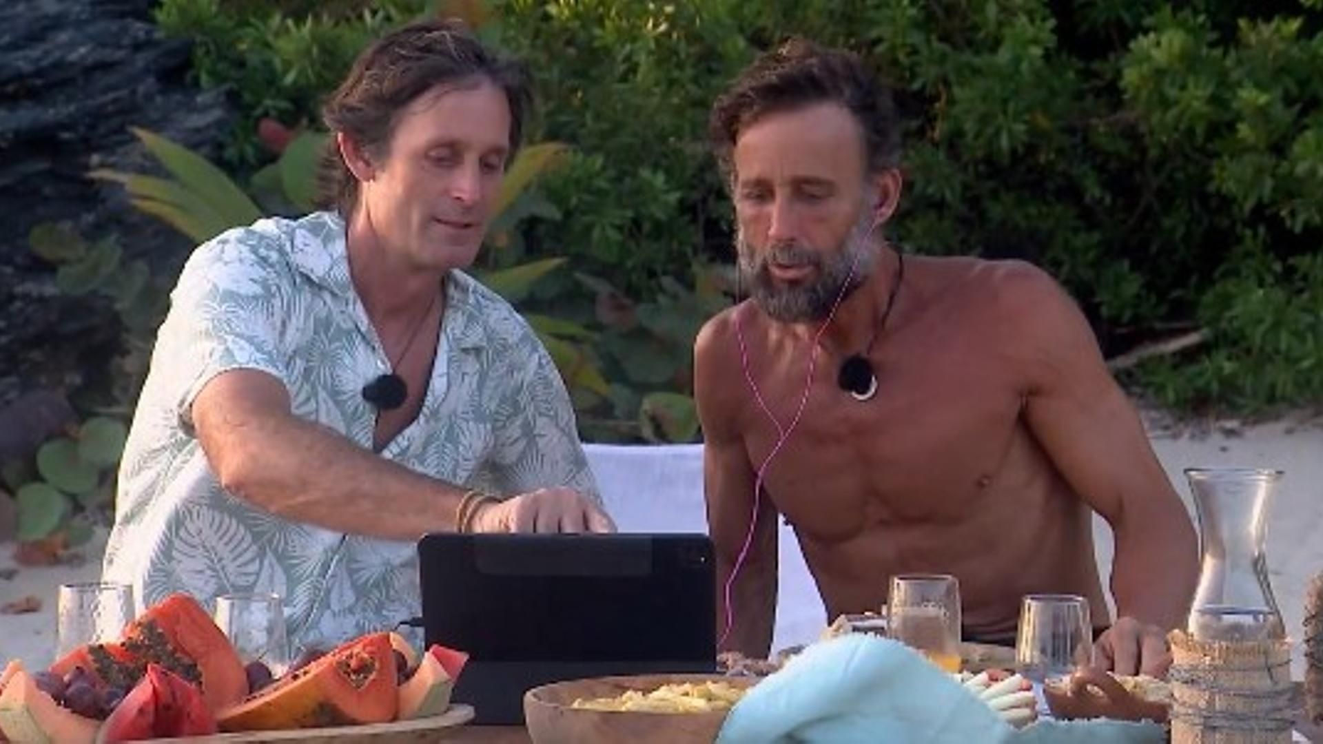 Álvaro Escassi y su hermano Gonzalo, en 'Supervivientes'