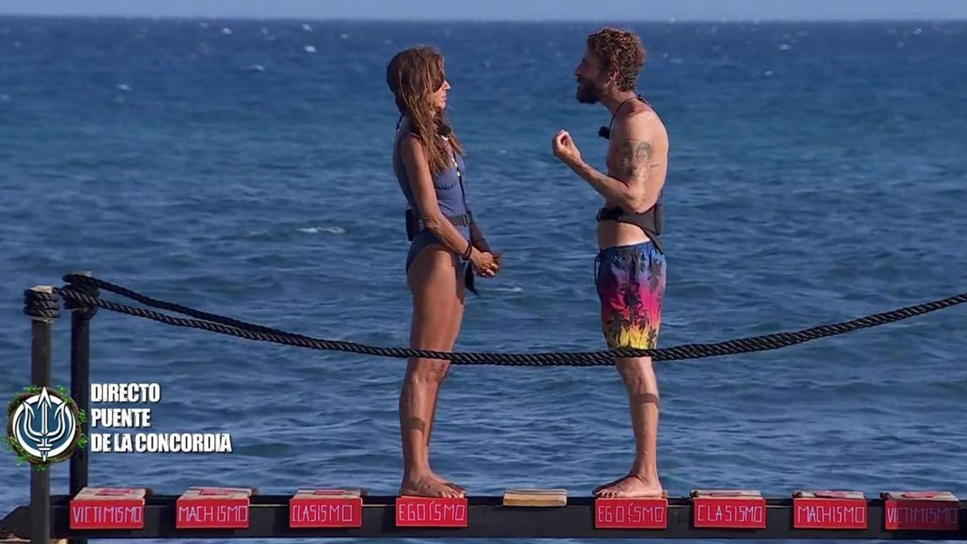 Carmen Alcayde y Pelayo, en su puente de la concordia de 'Supervivientes: Coxión Honduras'