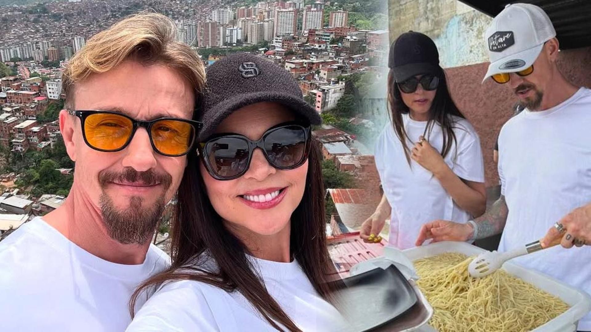 Guti y Romina en Venezuela