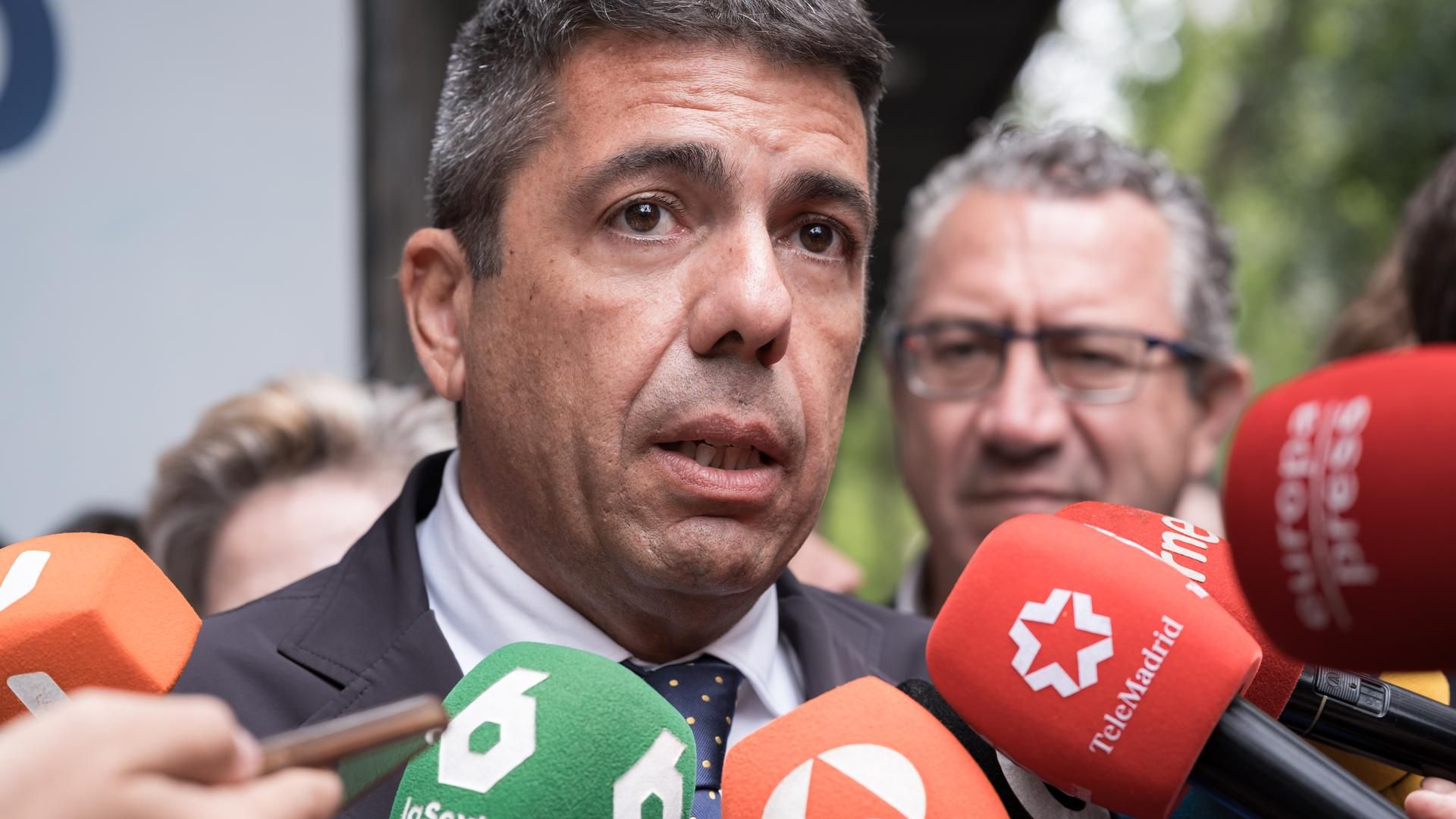 El president de la Comunidad Valenciana, Carlos Mazón, El president de la Comunidad Valenciana, Carlos Mazón,