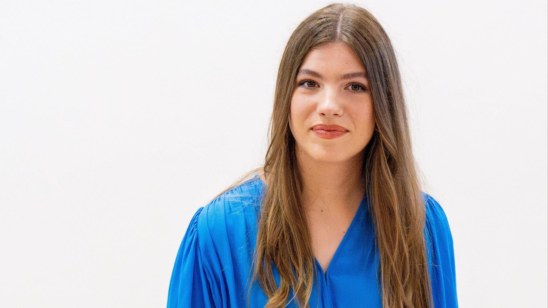 La infanta Sofía este verano.