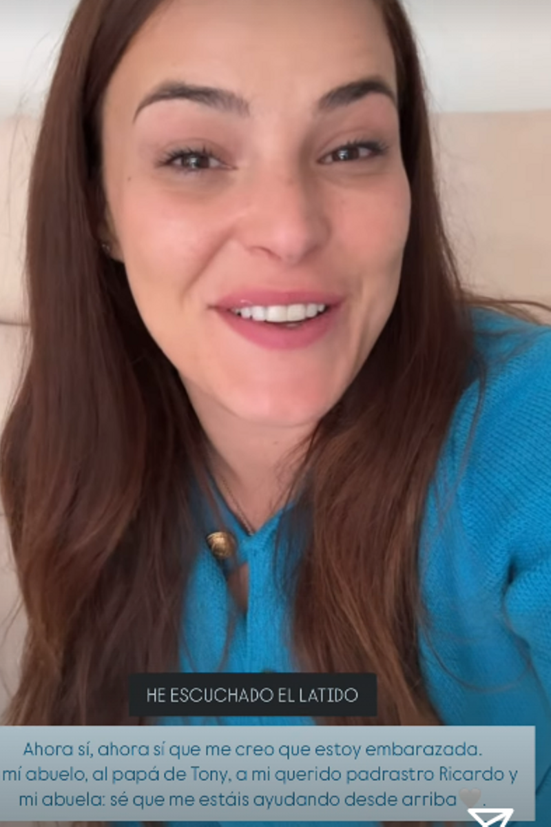 Marta comparte su reacción tras ver la primera ecografía de su embarazo