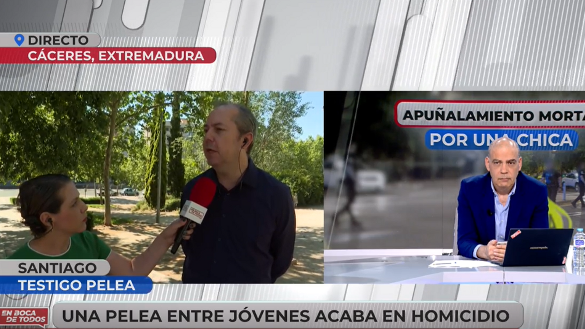 Muere un joven de 18 años tras una discusión a puñaladas por una chica en Cáceres (Extremadura)