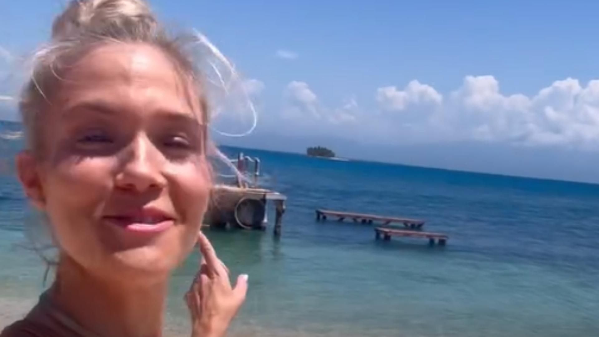 Patry Montero muestra el 'detrás de cámaras' de 'Supervivientes'