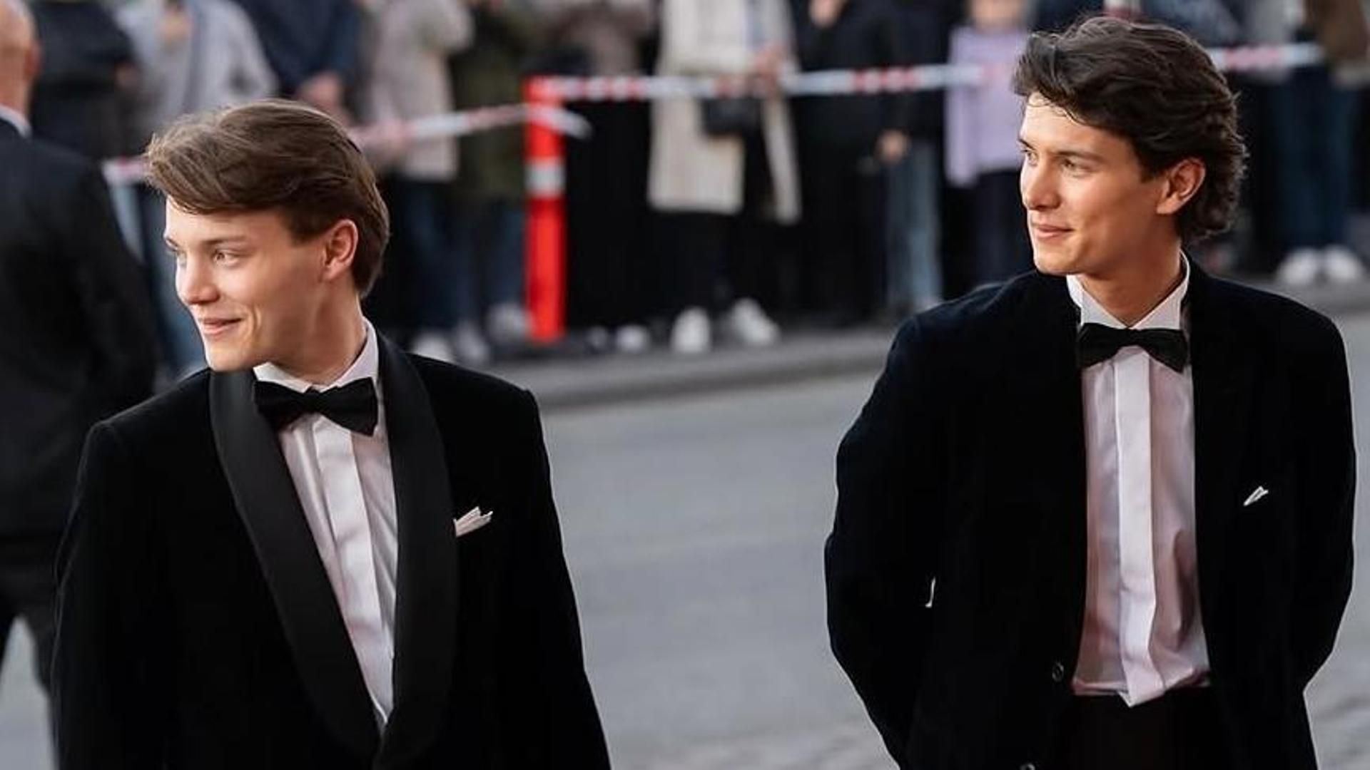 Los hermanos Nicolás y Félix.