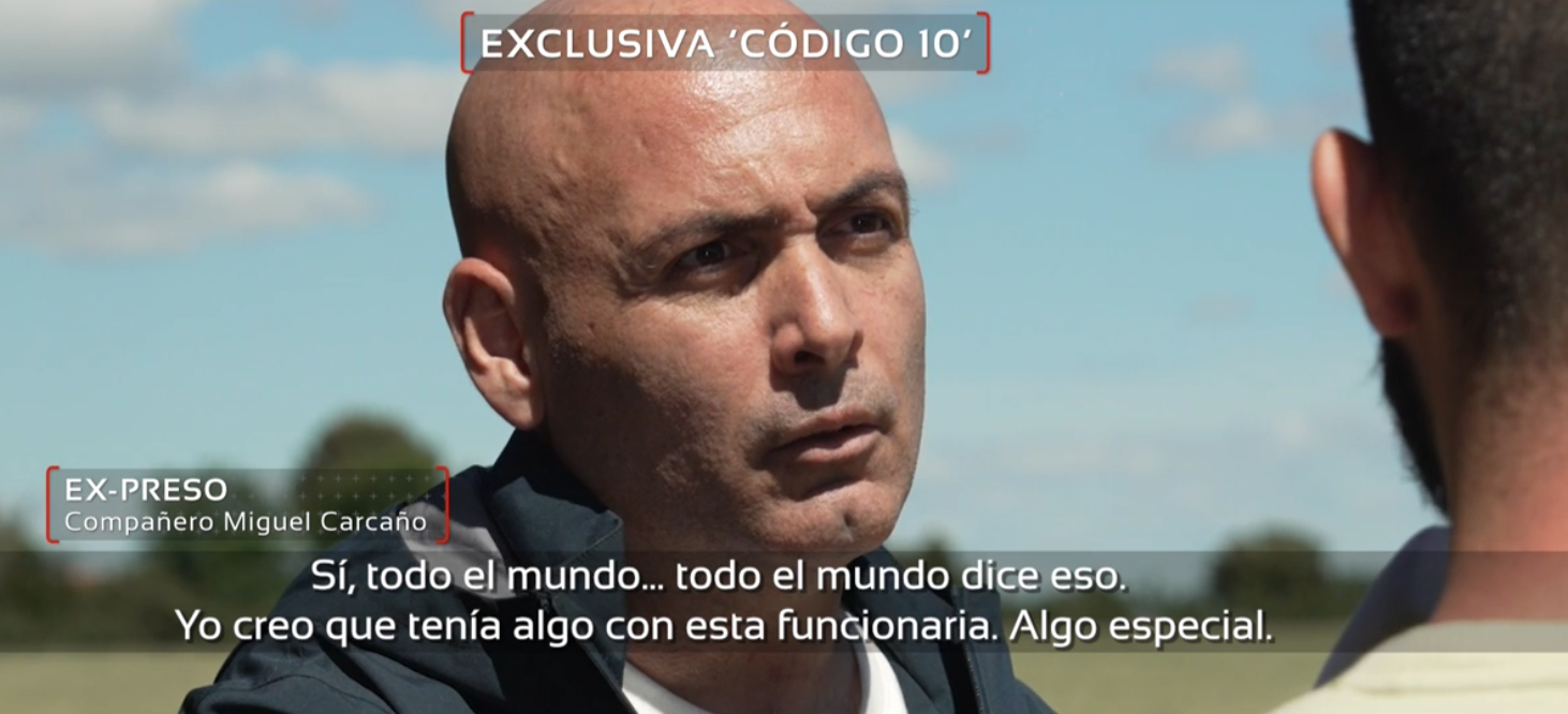 Declaraciones del compañero de Carcaño en 'Código 10'
