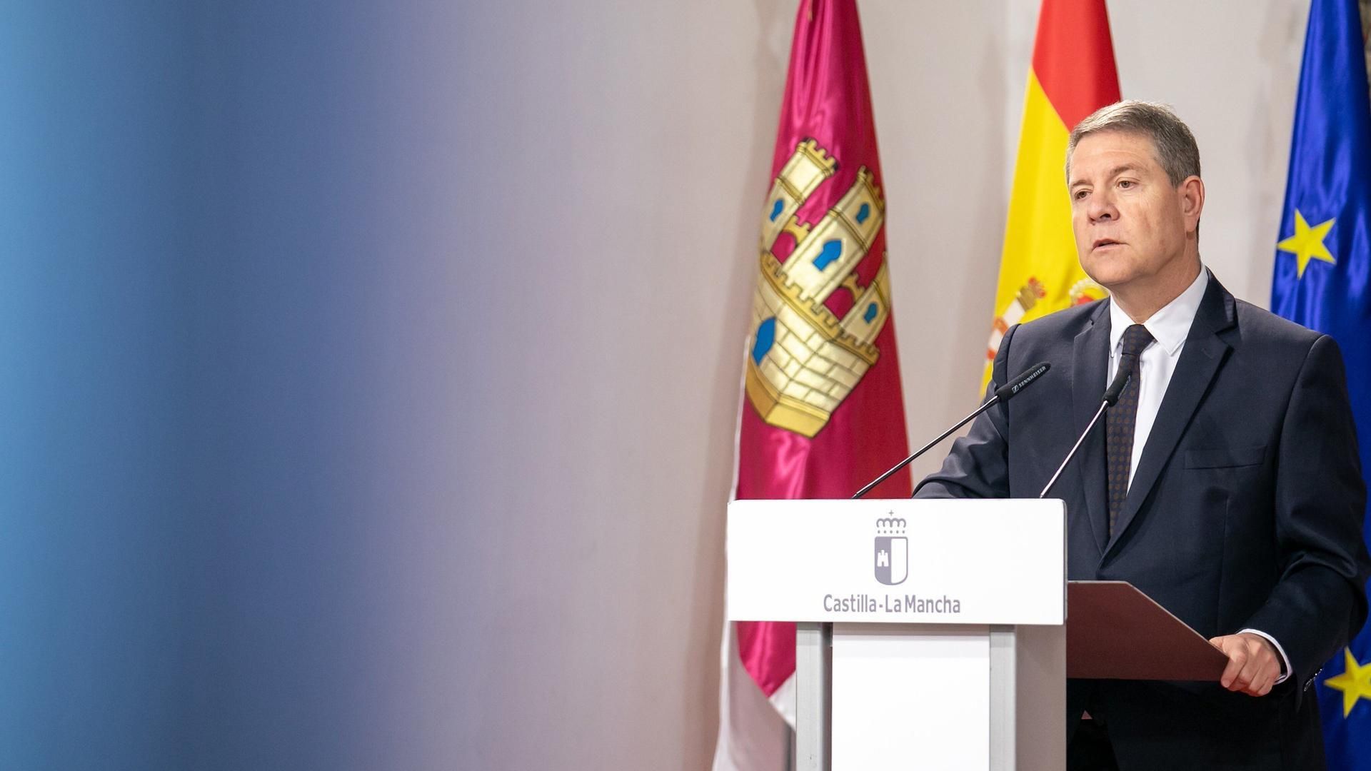 El presidente de Castilla-La Mancha, Emiliano García-Page El presidente de Castilla-La Mancha, Emiliano García-Page