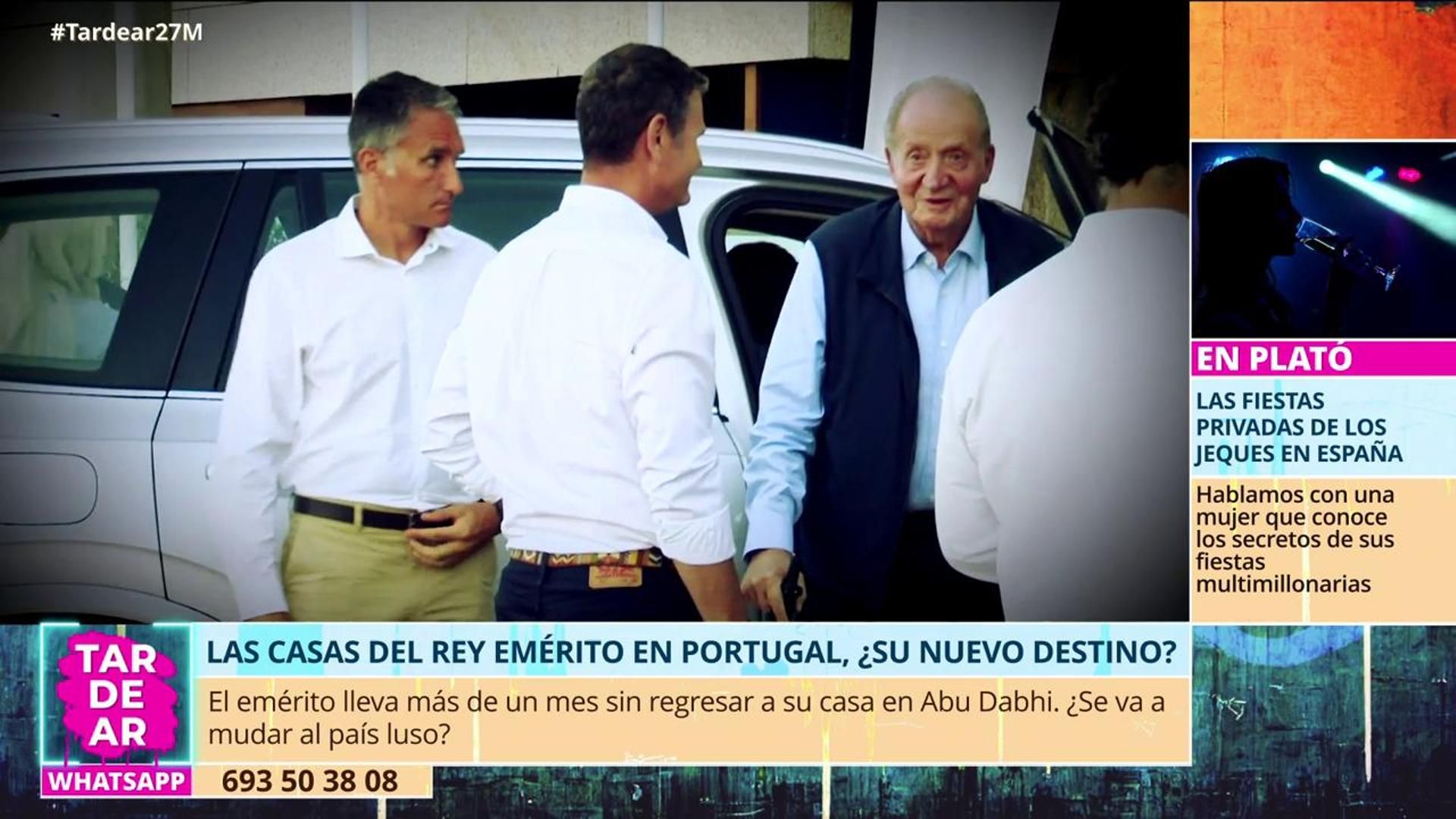 El Rey emérito en Sanxenxo