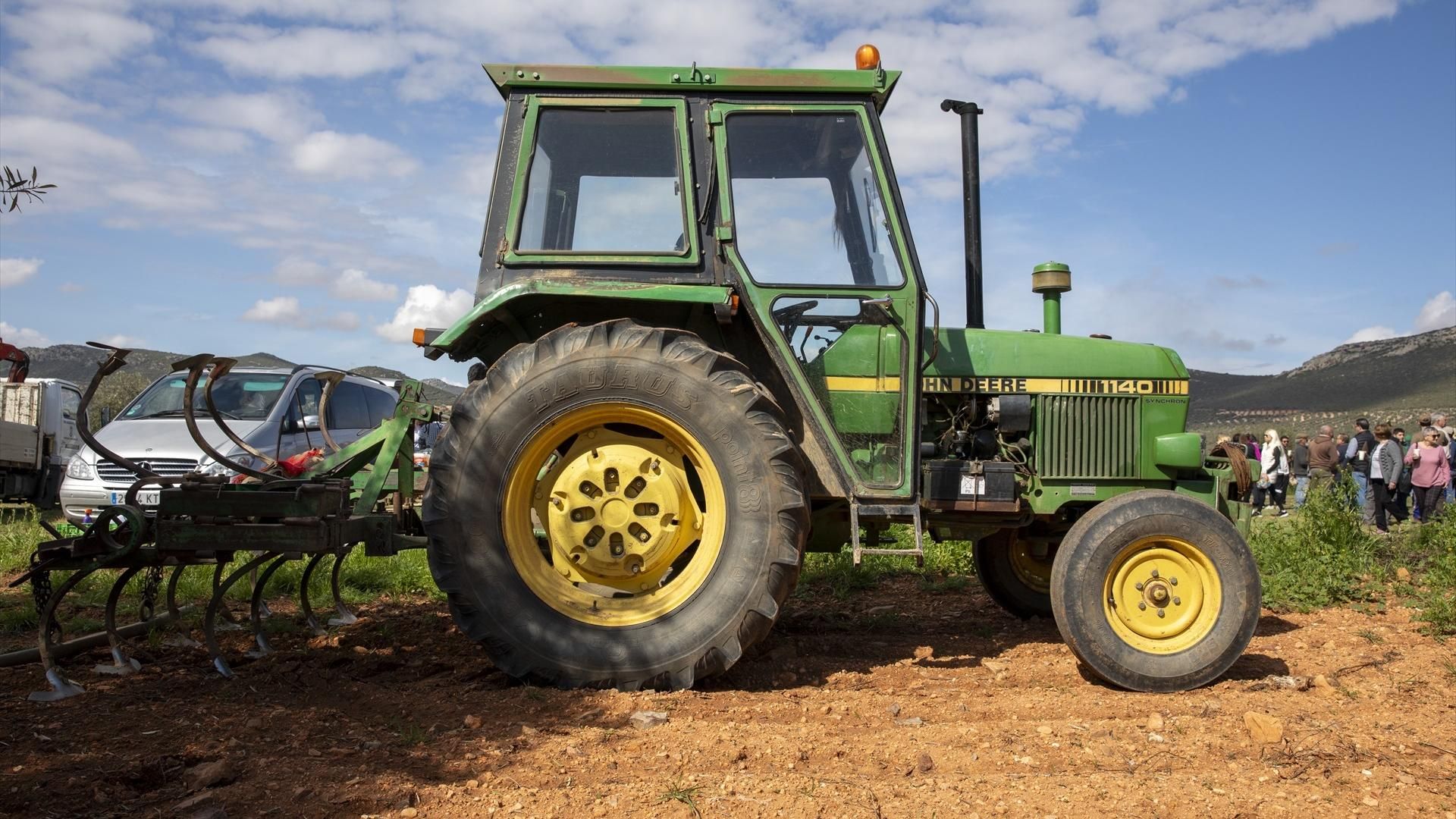 Foto de archivo un tractor