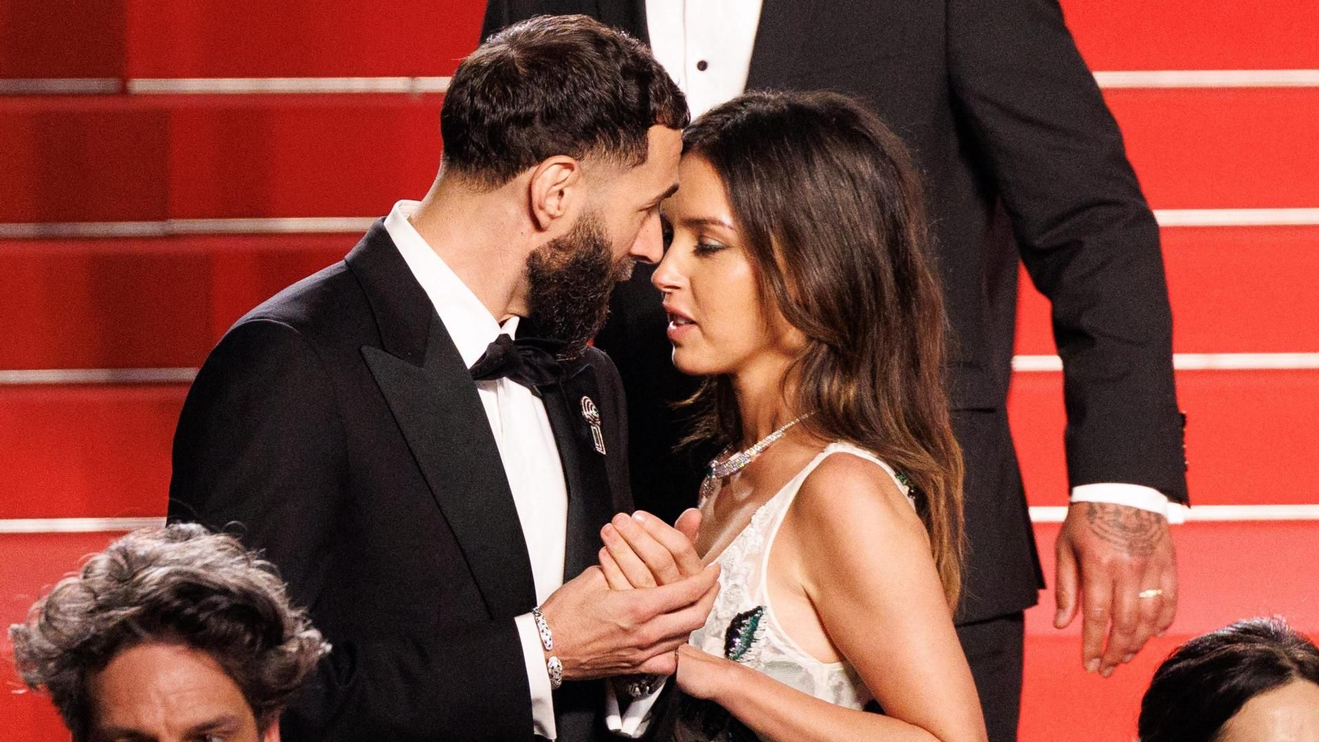 Karim Benzema y Lyna Khoudri, en la alfombra roja del Festival de Cannes