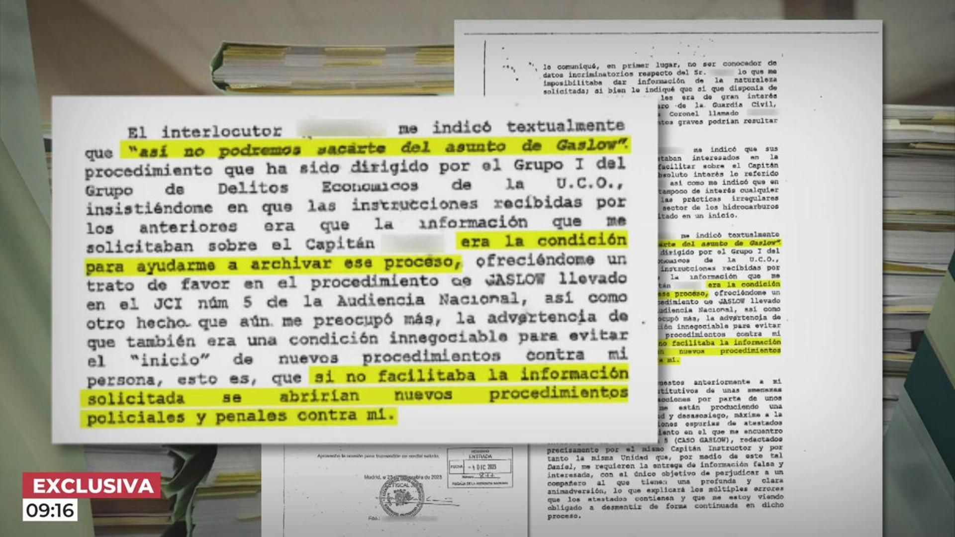 La denuncia de un empresario ante la Fiscalía por presuntas coacciones de la UCO