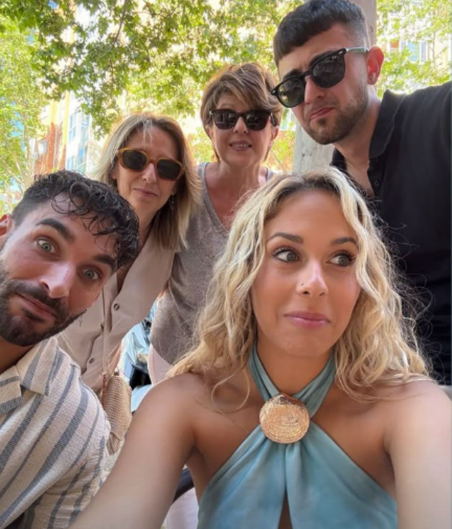 La foto del encuentro de Violeta con Luis