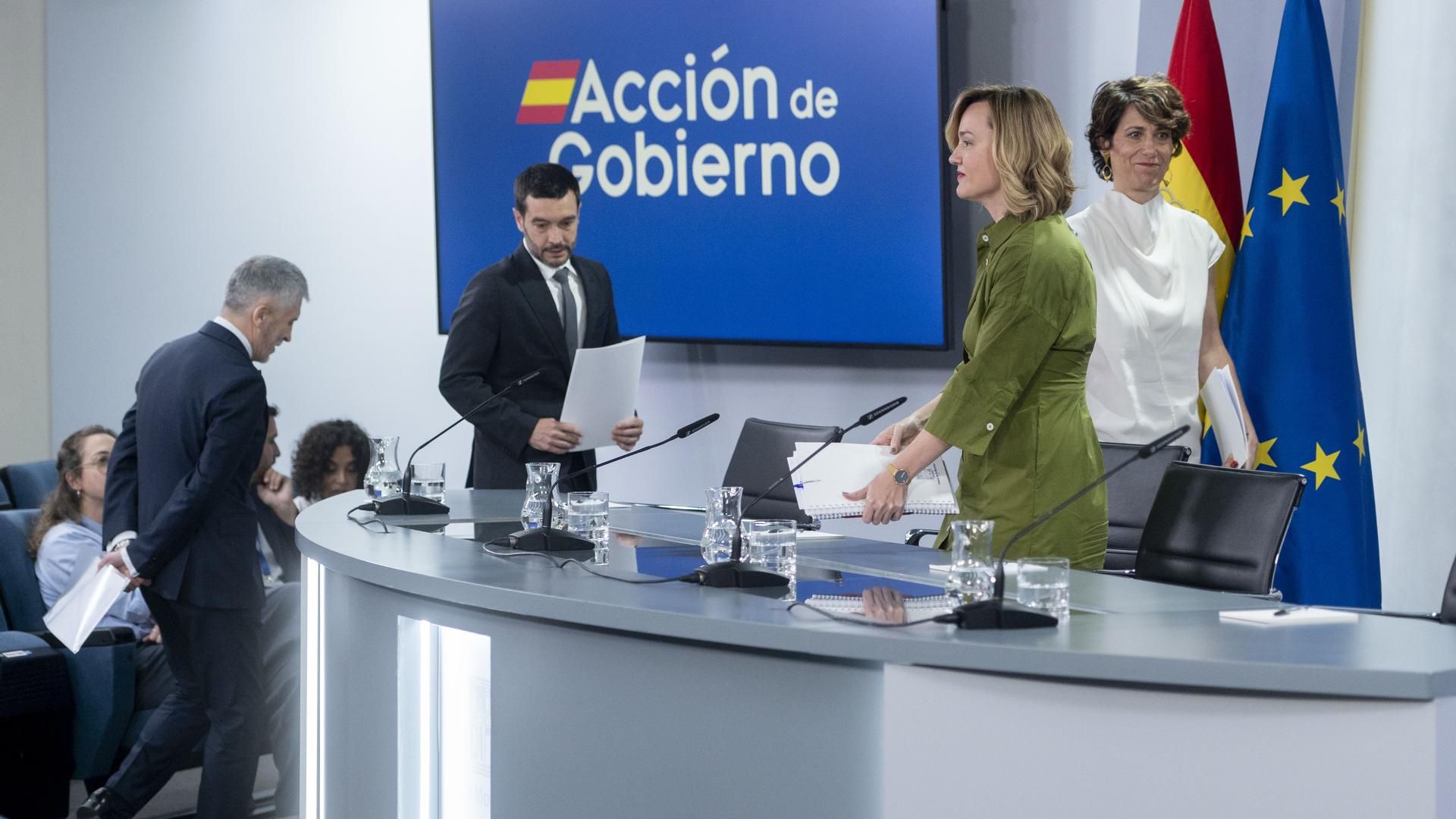 Rueda de prensa del Consejo de Ministros con los nuevos coeficientes reductores para anticipar la jubilación