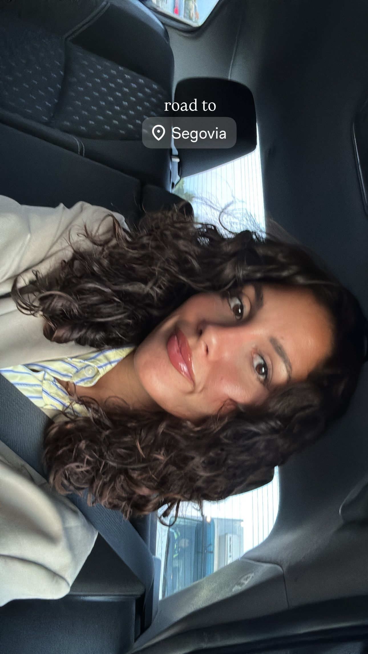 Tania Medina reaparece tras romper con Alejandro Nieto, camino de Segovia