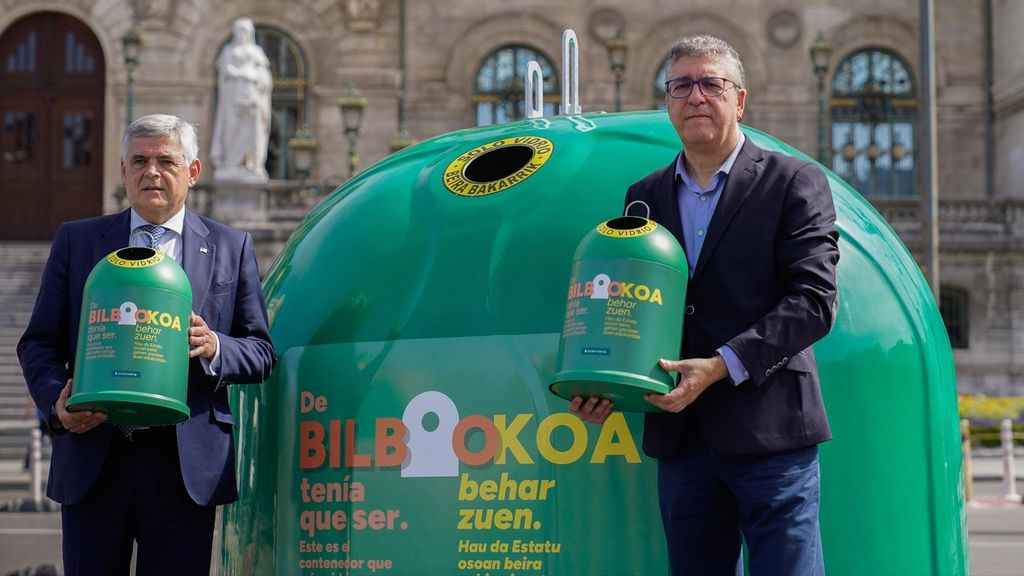 El contenedor de vidrio que más recicla de toda España está en Bilbao