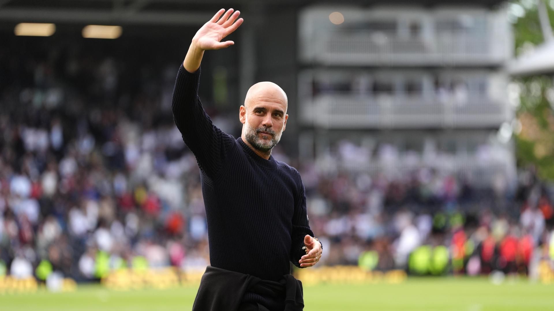 El entrenador Pep Guardiola
