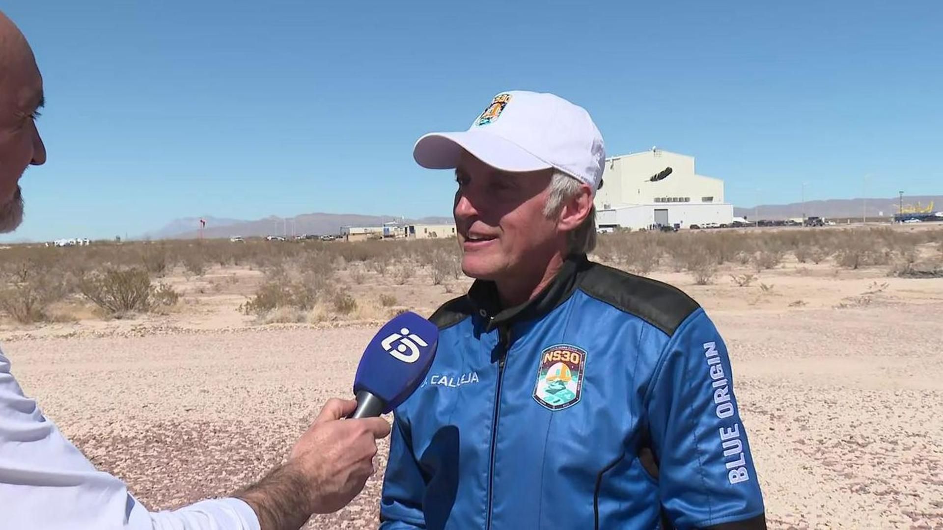 Entrevista exclusiva a Jesús Calleja tras su viaje al espacio: "Se ve perfectamente dónde termina la atmósfera"