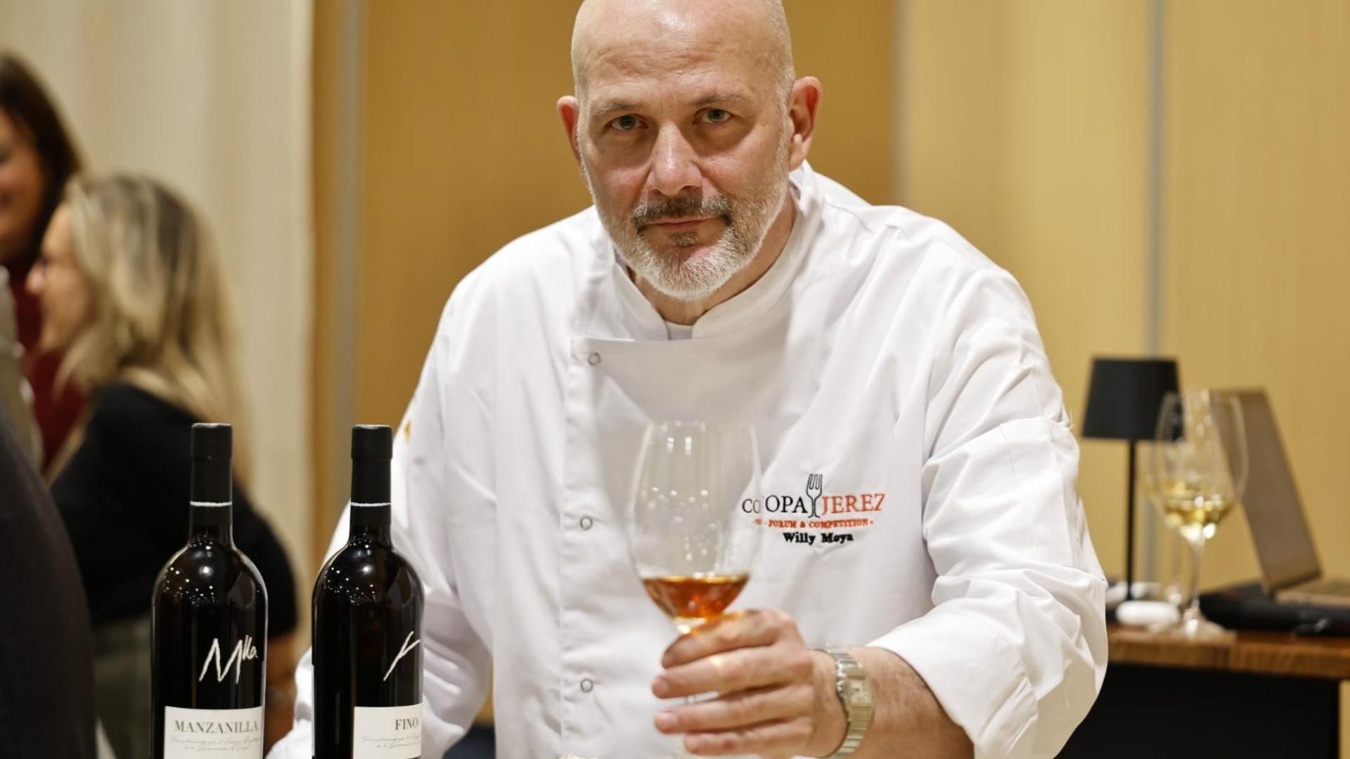 El chef Willy Moya representará a España, junto al sumiller Juan Antonio Suanzes, en la Final Internacional de la XI Copa Jerez el próximo 3 de junio