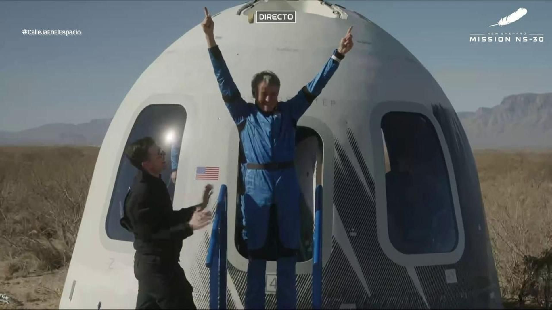 Jesús Calleja, tras aterrizar en la Tierra