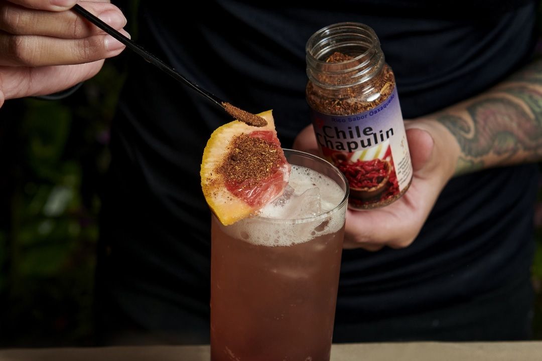 Kombucha con chile y sal