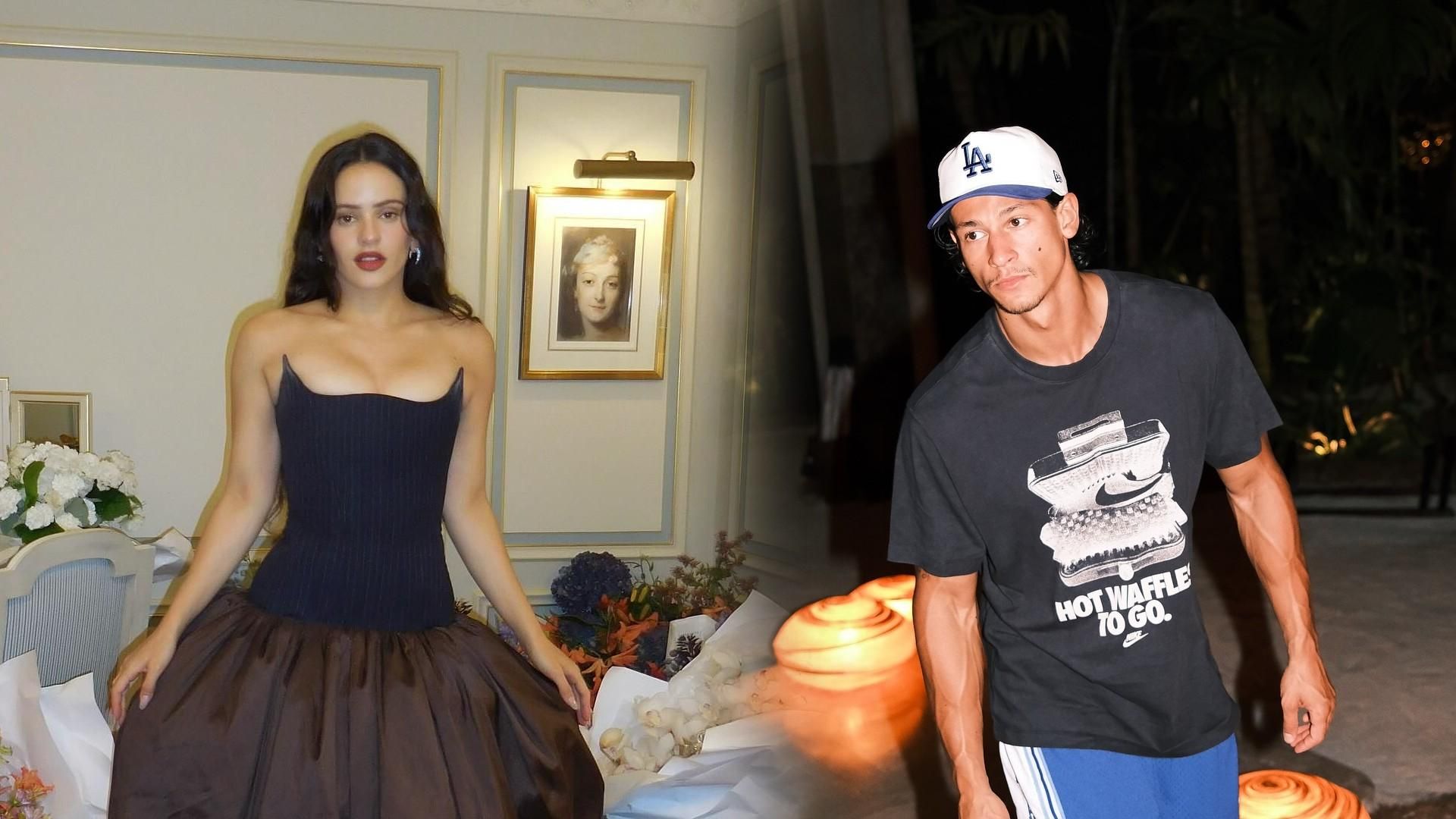 Las imágenes de Rosalía y Emilio Sakraya, pillados besándose en las calles de Múnich