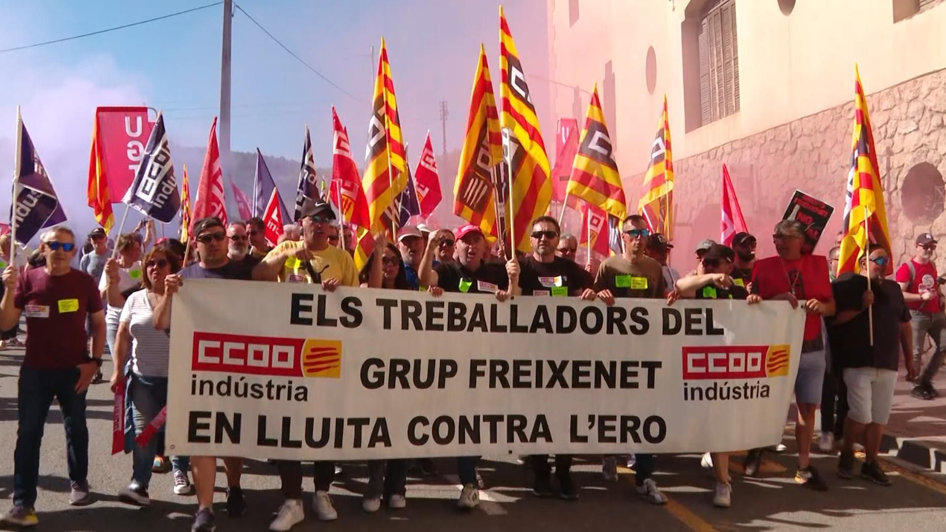Los trabajadores de Freixenet, en contra del ERE