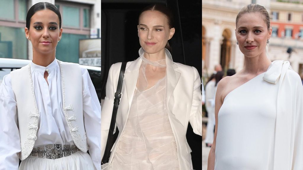 Victoria Federica, Natalie Portman y Beatrice Borromeo, en un montaje de fotos