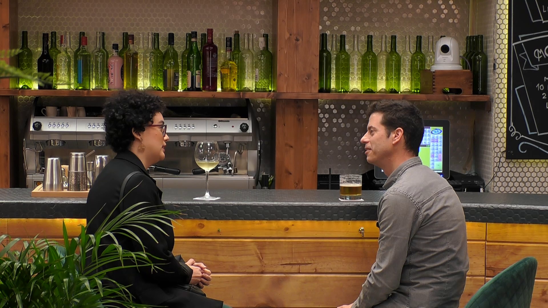 Jorge y Esmeralda, en su cita de 'First Dates'