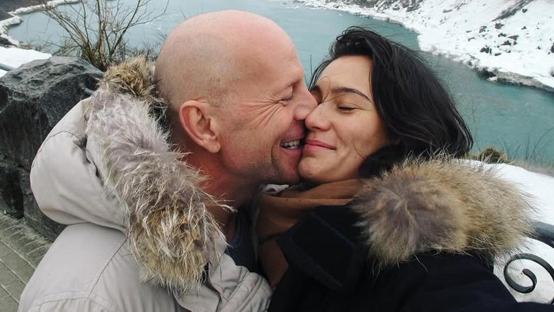 Bruce Willis y su mujer en una imagen de archivo.
