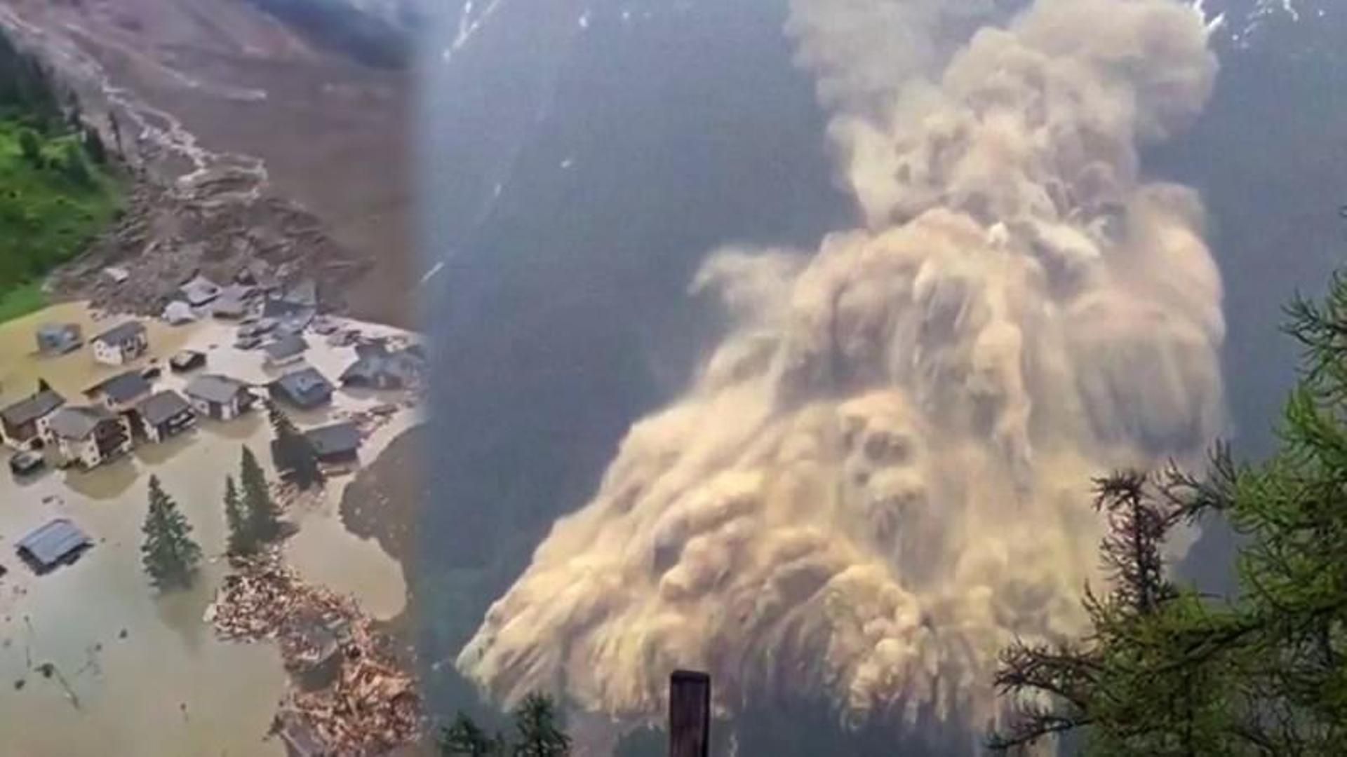 El glaciar que sepultó la localidad de Blatten amenaza a otros dos pueblos suizos: la acumulación de hielo puede provocar una gran riada