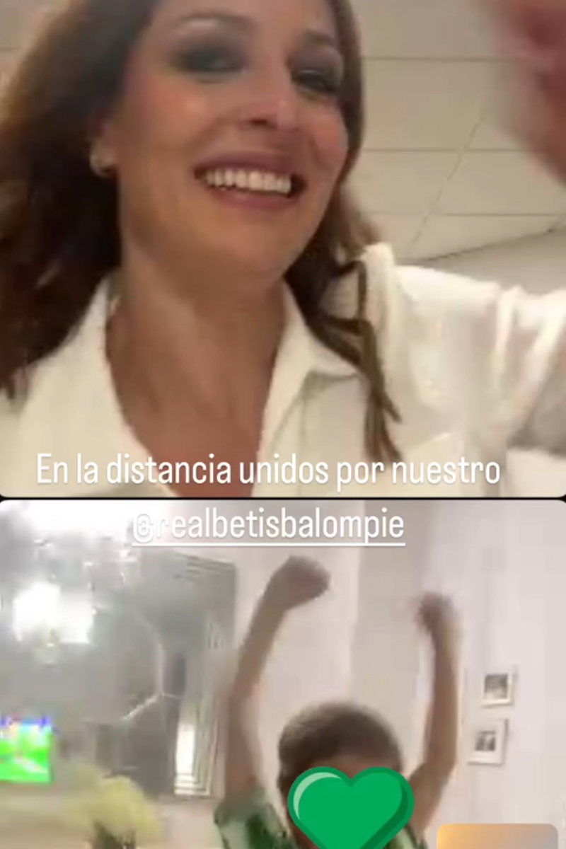 Eva González y su hijo, unidos en su pasión por el Betis