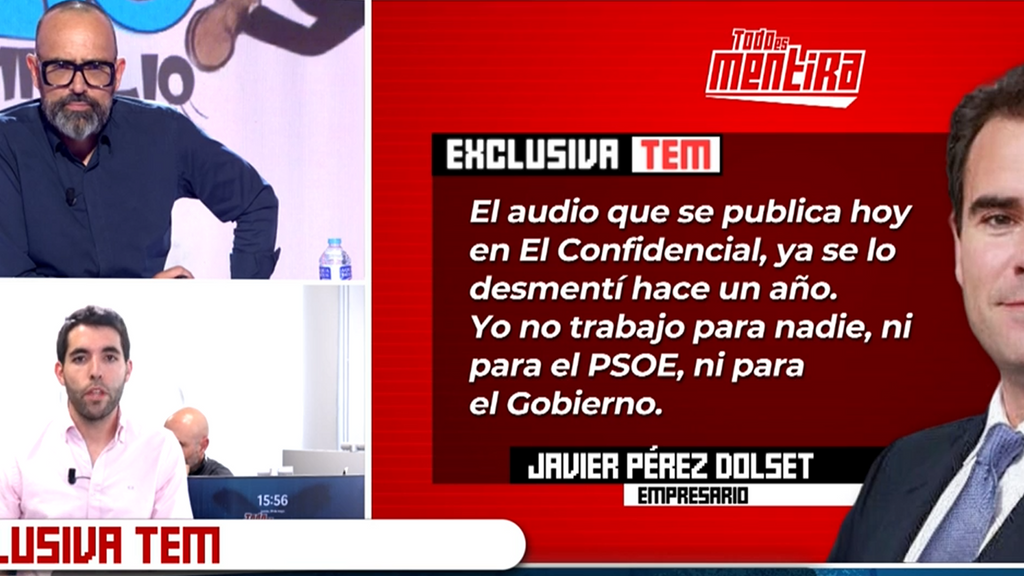 Javier Pérez Dolset, sobre los que le consideran ''fontanero del PSOE'': ''Es una cortina de humo para que no se sepa la verdad''