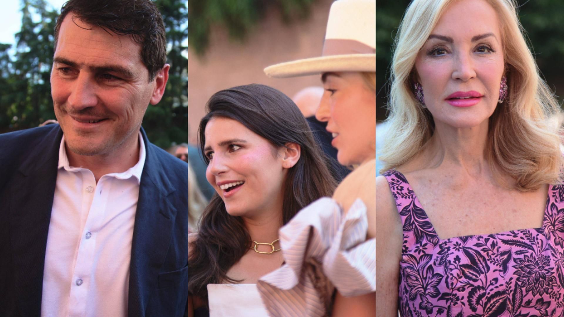 Iker Casillas, Lourdes Montes y Carmen Lomana en Las Ventas