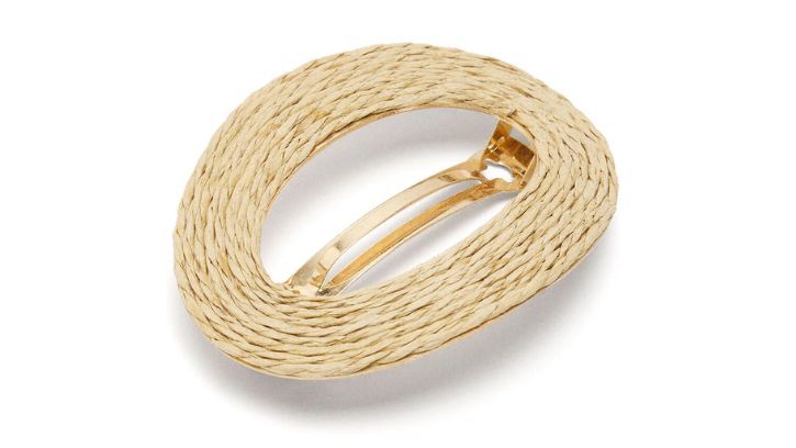 Pinza ovalada de rafia
