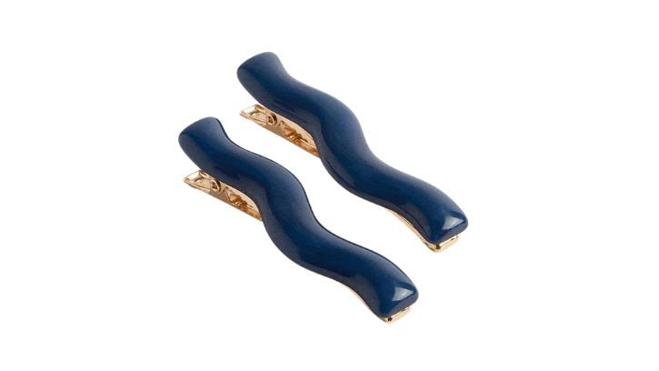 Pinzas de resina azules