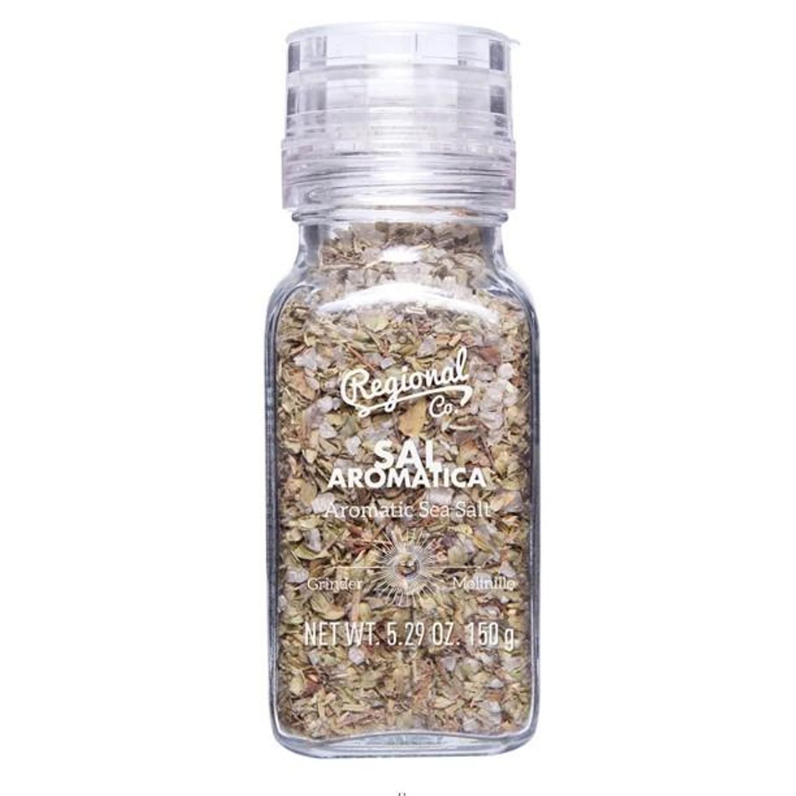 Sal aromática en molinillo de cerámica