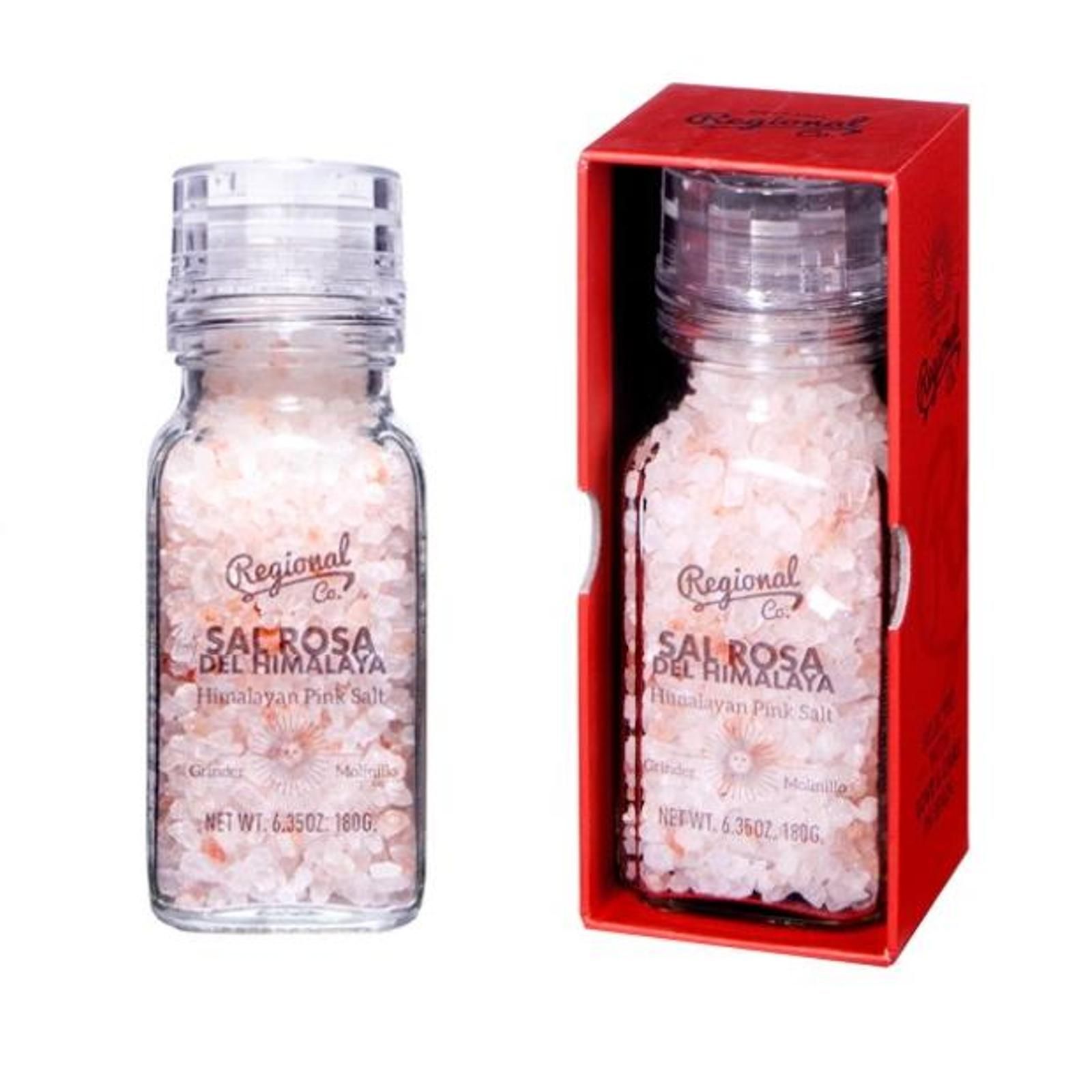 Sal Rosa del Himalaya en Molinillo de Cerámica