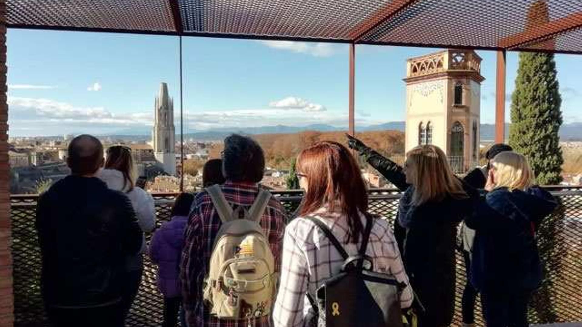 Un grupo turístico en Girona, en una imagen de archivo